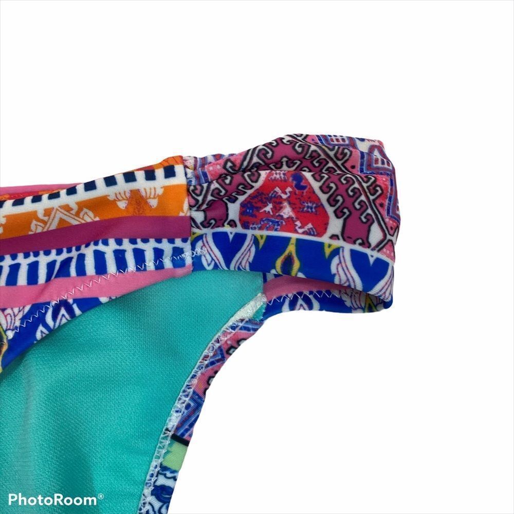 Jessica Simpson Multicolored Bikini Bottom Large - Picture 3 of 8